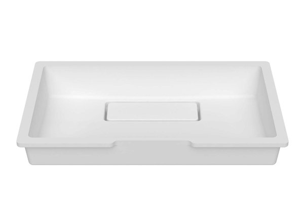  Solid Surface Wastafels Slant B828 - 48x28 cm